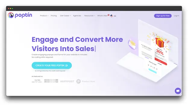 Poptin's Website Pop-Up Builder for engaging visitors and sales conversion using Pop-up Builder. keywords :: "Website Pop-Up Builder: Pop-up Builder